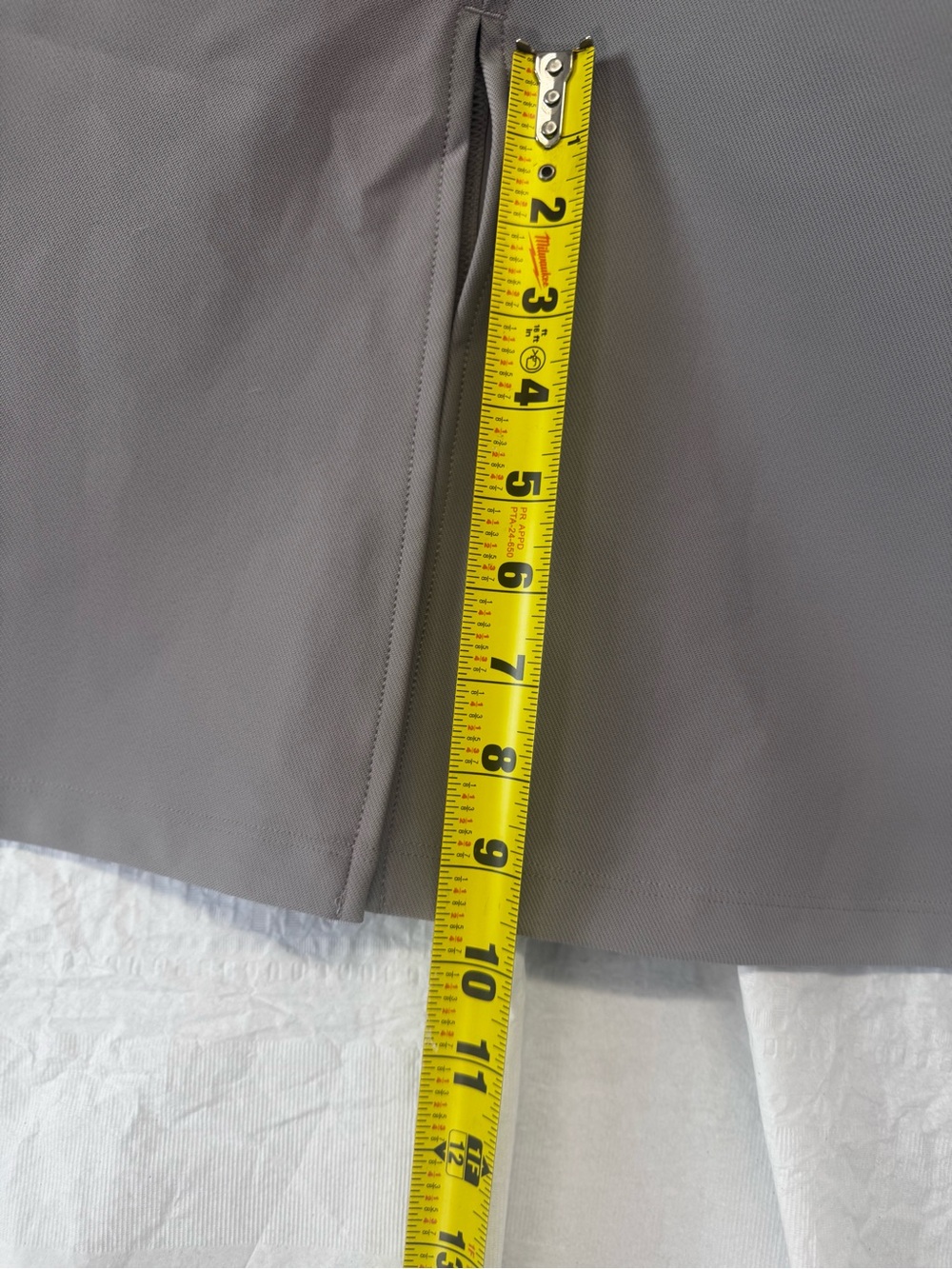 NWT Halara High Waisted Midi Pencil Skirt Gray Stretch Athleisure L - Picture 9 of 11